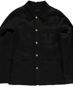 Eat Dust Chore Jacket 673 Black Denim