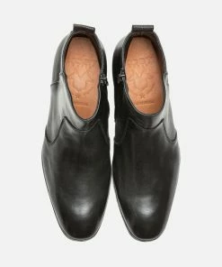 KOST Boots Cuir Noir Homme