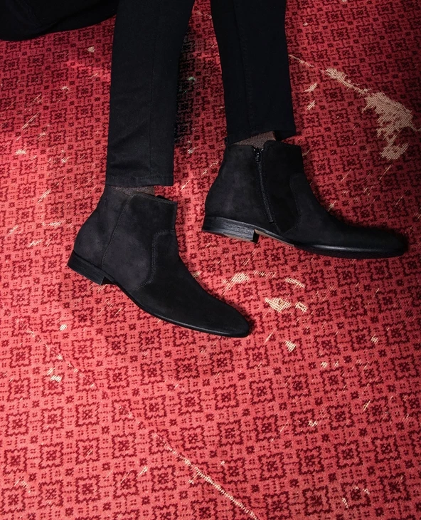 KOST Boots Cro没te Velours Homme - Image 3