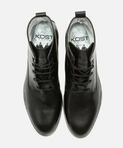 KOST Boots Cuir Noir Femme