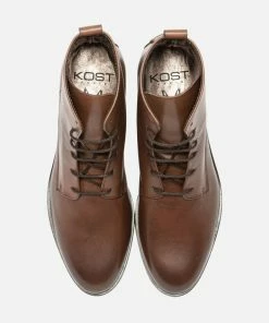 KOST Boots Cuir Marron Femme