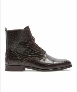 KOST Boots Cuir Tannage Végétal Marron Femme