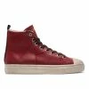 KOST Sneakers Cuir Tannage Végétal Rouge Femme