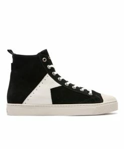 KOST Sneakers Éco-responsable Croûte Velours Noir Homme