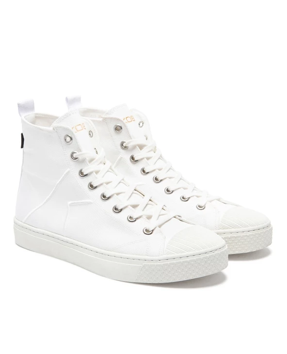 KOST Sneakers Vegan Textile Recyclé Blanc Femme - Image 2