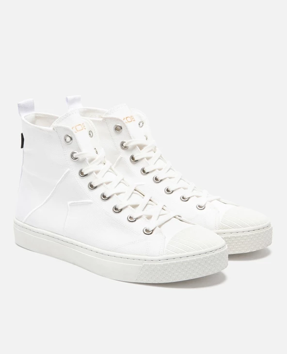 KOST Sneakers Vegan Textile Recyclé Blanc Femme - Image 7
