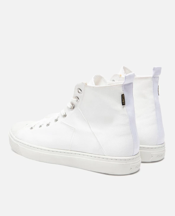KOST Sneakers Vegan Textile Recyclé Blanc Femme - Image 9