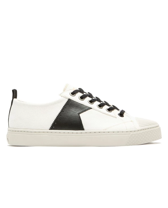 KOST Sneakers Textile 脡cru Et Noir Femme - Image 7