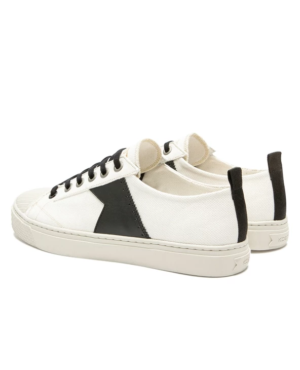 KOST Sneakers Textile 脡cru Et Noir Femme - Image 10