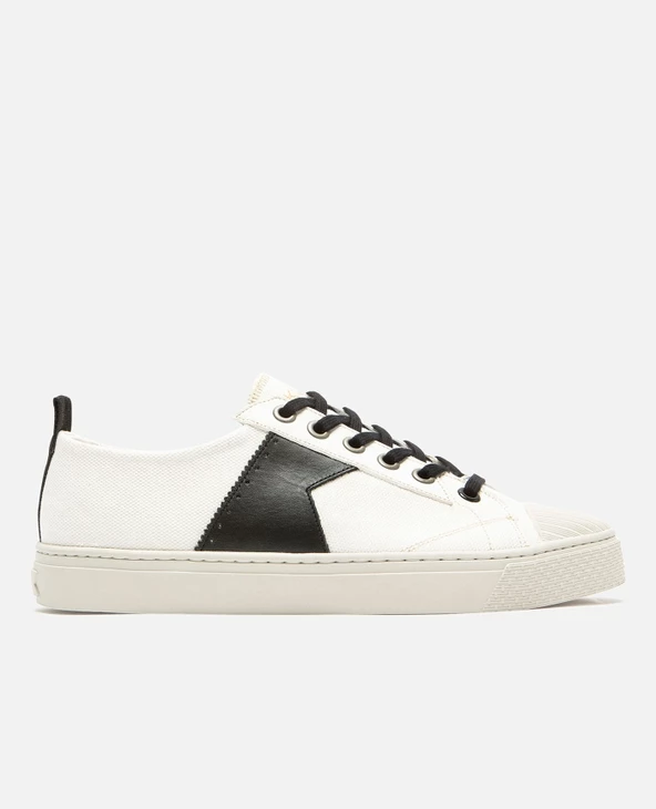 KOST Sneakers Textile 脡cru Et Noir Femme - Image 4