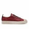 KOST Sneakers Cuir Tannage Végétal Rouge Femme