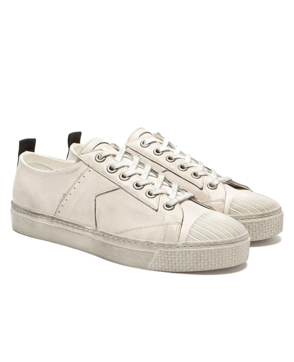 KOST Sneakers Cuir Tannage Végétal Blanc Homme - Image 7