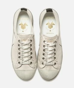 KOST Sneakers Cuir Tannage Végétal Blanc Homme