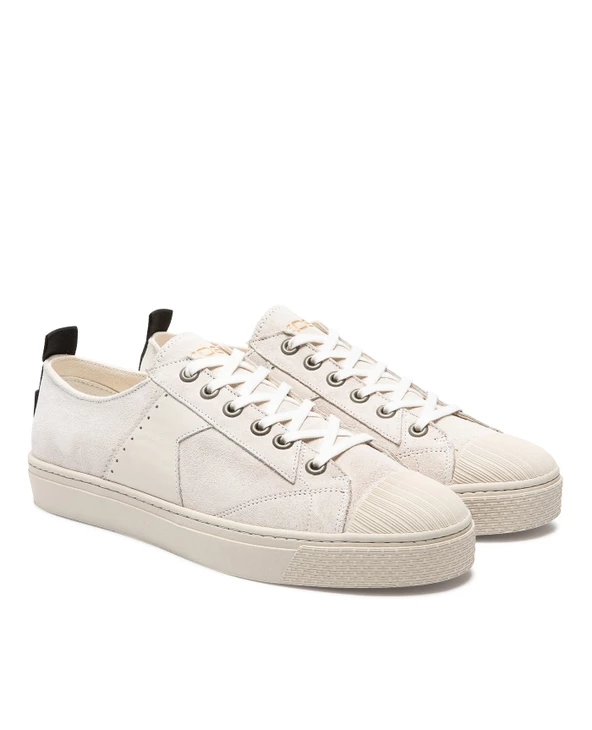 KOST Sneakers 脡co-responsable Cro没te Velours 脡cru Homme - Image 2