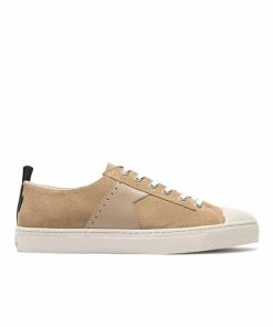 KOST Sneakers Croûte Velours Beige Femme