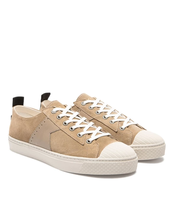 KOST Sneakers Cro没te Velours Beige Femme - Image 2