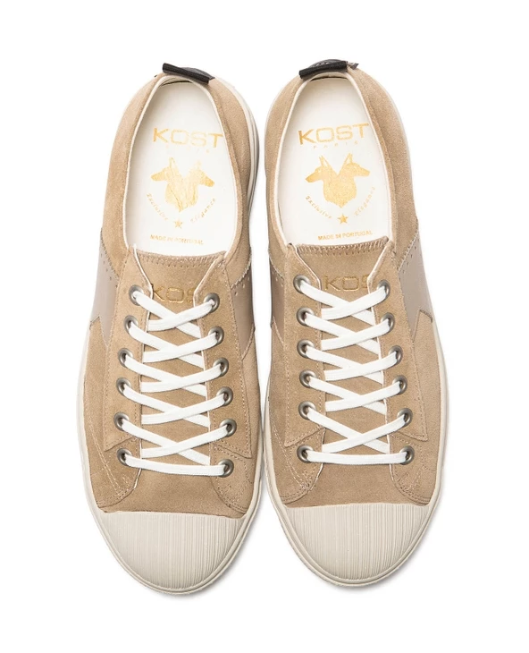 KOST Sneakers Cro没te Velours Beige Femme - Image 3