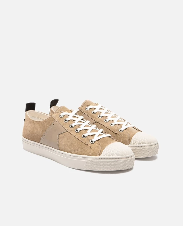 KOST Sneakers Cro没te Velours Beige Femme - Image 10