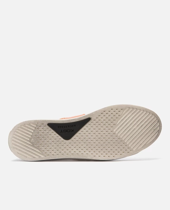 KOST Sneakers Toile Oeko-Tex Écru-Orange Homme - Image 10