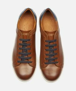 KOST Sneakers Cuir Marron Homme