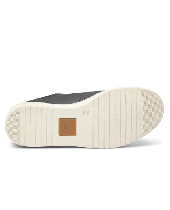 KOST Sneakers Cuir Argent Femme - Image 10