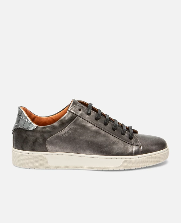 KOST Sneakers Cuir Argent Femme - Image 3
