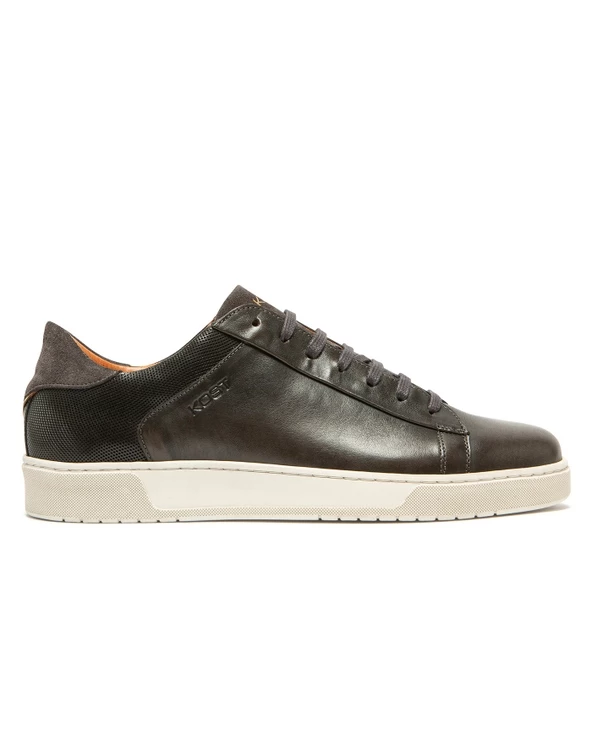 KOST Sneakers Cuir Semelle 脡paisse Gris Homme - Image 7