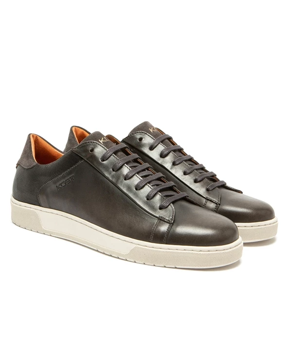 KOST Sneakers Cuir Semelle 脡paisse Gris Homme - Image 8