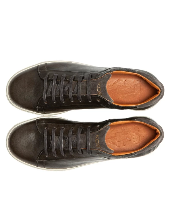 KOST Sneakers Cuir Semelle 脡paisse Gris Homme - Image 9