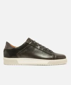 KOST Sneakers Cuir Semelle Épaisse Gris Homme