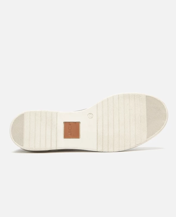 KOST Sneakers Cuir Semelle 脡paisse Gris Homme - Image 5