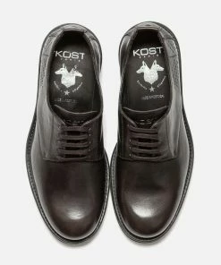 KOST Derbies Marron Cuir Tannage Végétal Homme