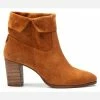 KOST Boots Croûte Velours Marron Femme