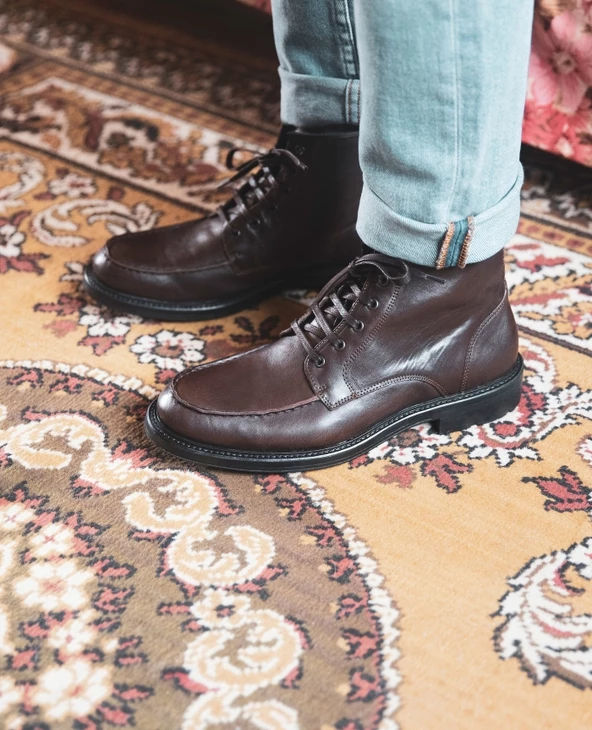 KOST Boots Cuir Tannage Végétal Marron Homme - Image 11