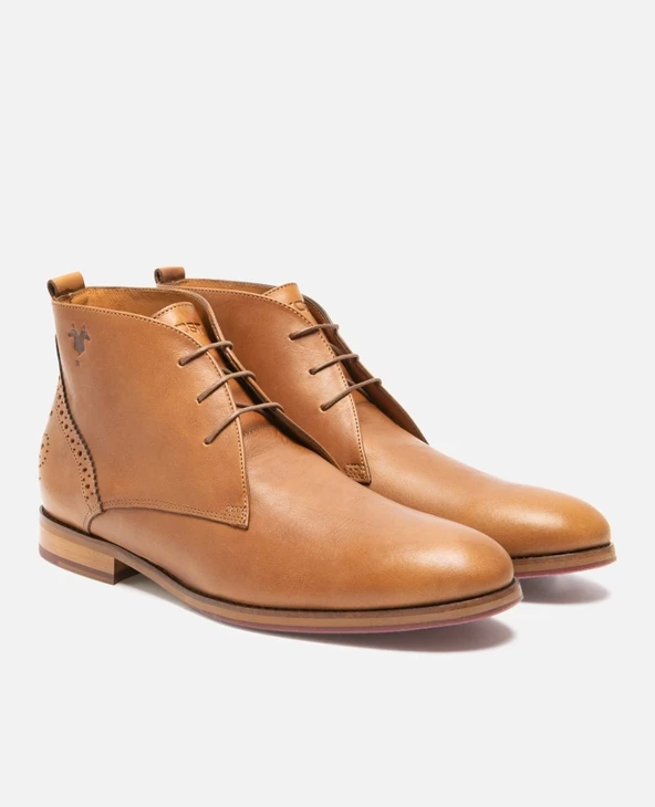 KOST Chukka Boots Made In France Cuir Marron Homme - Image 7