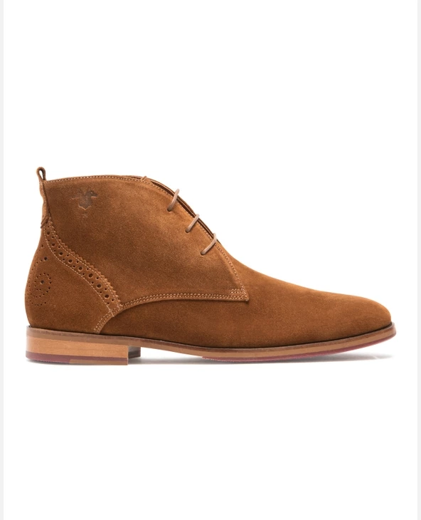 KOST Chukka Boots Made In France Cro没te Velours Homme