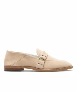 KOST Mules Croûte Velours Beige Femme