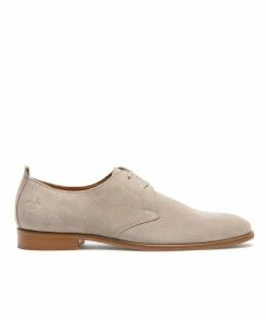 KOST Derbies Cro没te Velours Gris Homme