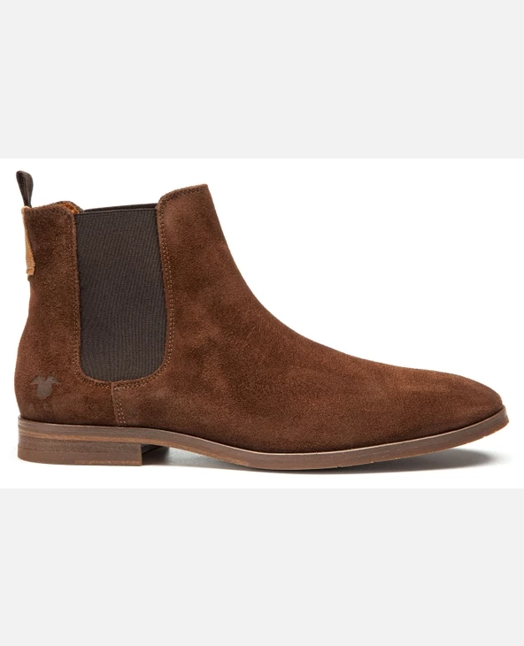 KOST Chelsea Boots Cro没te Velours Marron Homme - Image 4