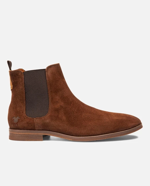 KOST Chelsea Boots Cro没te Velours Marron Homme - Image 9