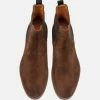 KOST Chelsea Boots Croûte Velours Marron Homme