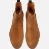 KOST Chelsea Boots Croûte Velours Marron Homme