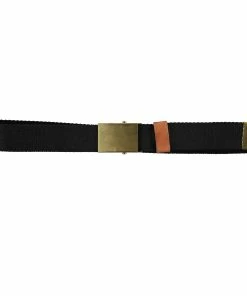 Eat Dust G.o.D Cotton Canvas Army Belt Black