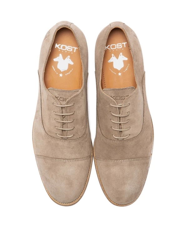 KOST Richelieu Cro没te Velours Beige Homme - Image 3