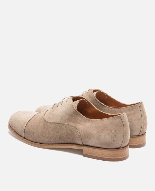 KOST Richelieu Cro没te Velours Beige Homme - Image 9