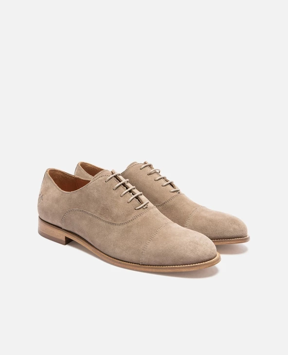 KOST Richelieu Cro没te Velours Beige Homme - Image 10