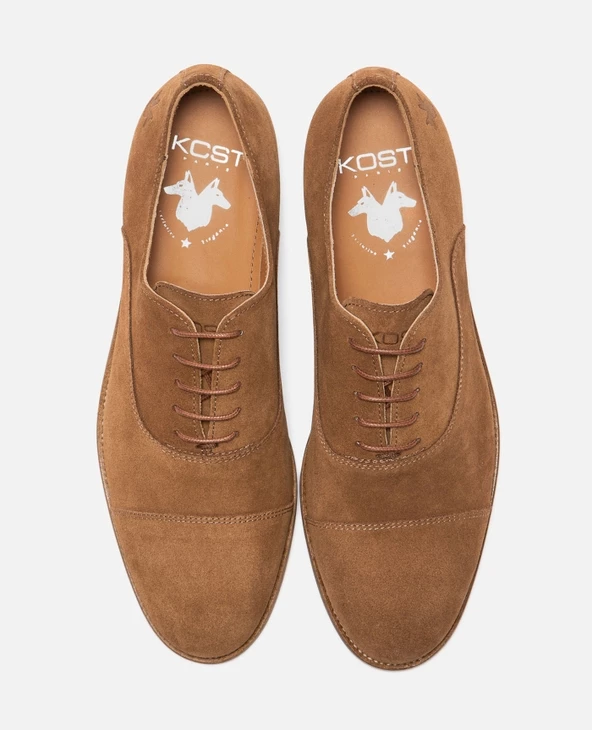 KOST Richelieu Cro没te Velours Marron Homme - Image 8