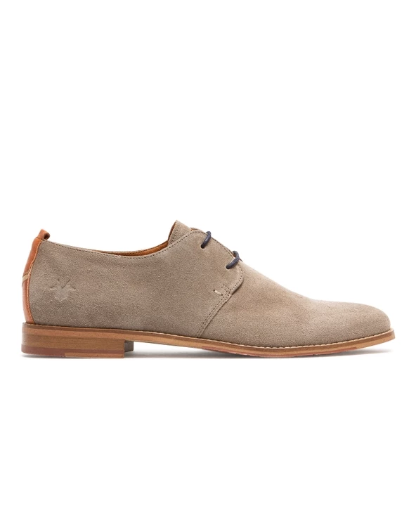 KOST Derbies Cro没te Velours Marron Homme