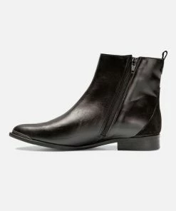 KOST Boots Croûte Velours Noir Femme