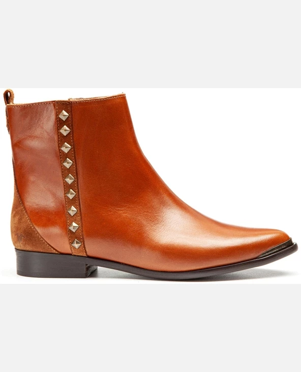 KOST Boots Cro没te Velours Marron Femme - Image 4